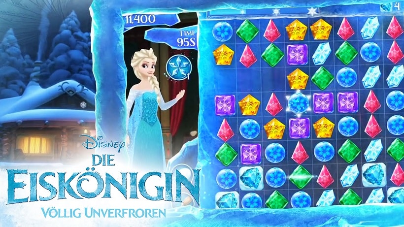 Kostenlose Spiele-Apps - das sind Bilder zum Spiel Die Eiskönigin