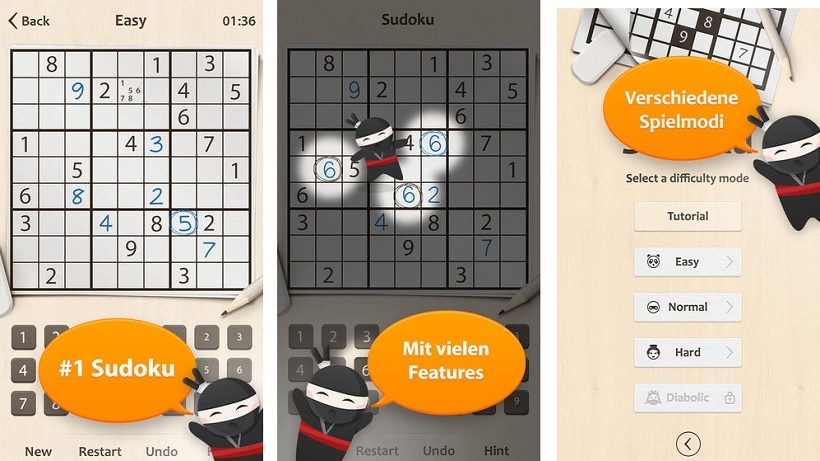 Sudoku kostenlos spielen