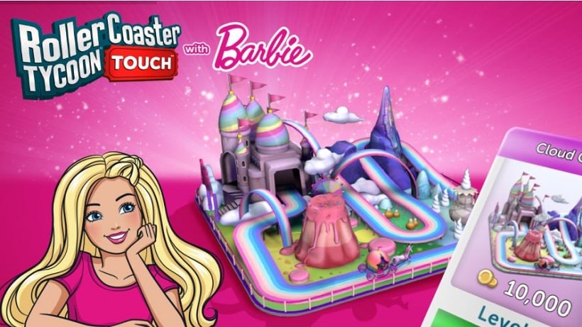 Barbie erwartet euch in RollerCoaster Tycoon Touch