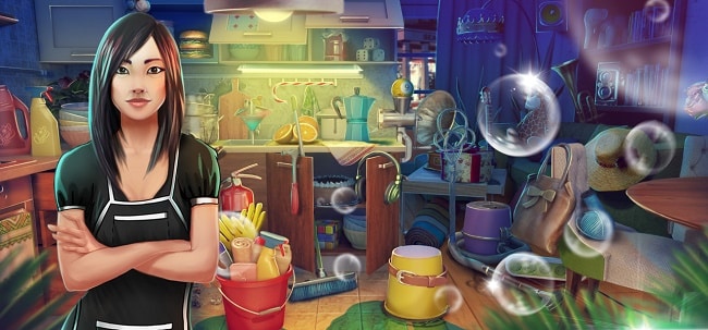 Sucht 2000 Sachen in Hidden Object House Cleaning! Hidden Object House Cleaning