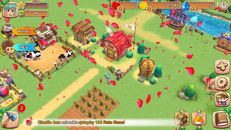Townkins ist ein geiles Farmspiel mit Echtzeit-Emotionen! 3 Townkins Das Wunderland Dorf