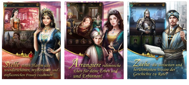 Es gibt ein neues System in Game of Sultans Game of Sultans