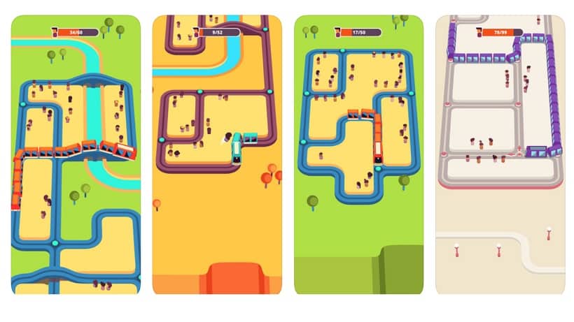 Ein Spiel wie Snake: Das kostenlose Train Taxi Train Taxi könnt ihr hier kostenlos spielen