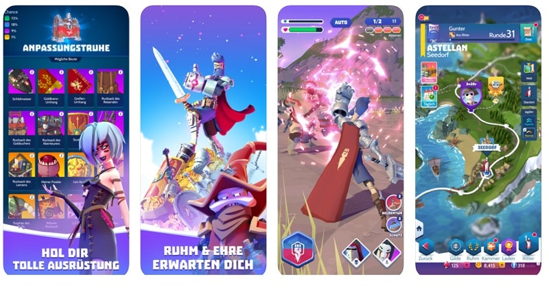 Kostenlose Spiele-Apps - das sind Bilder zum Spiel Knighthood