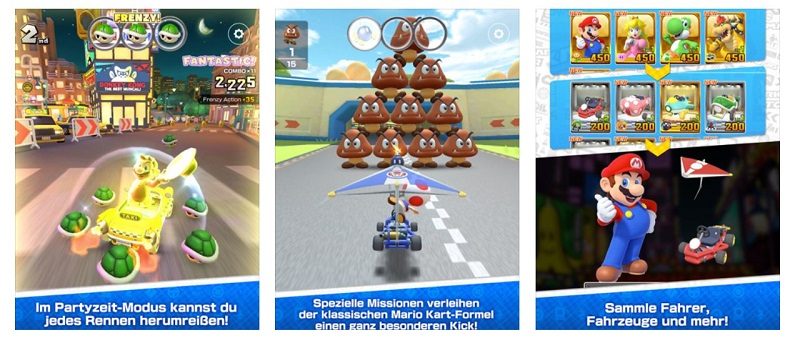 Die 10 besten Spiele aus den iOS-Charts - auch Mario Kart gehört dazu