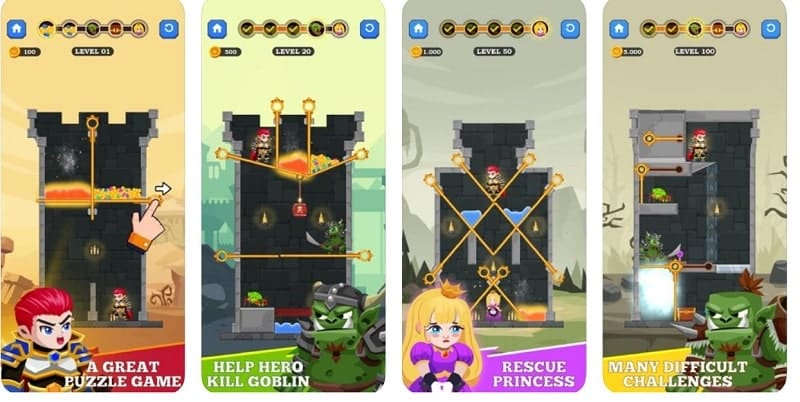 Hero Rescue ist ein schönes Geduldsspiel