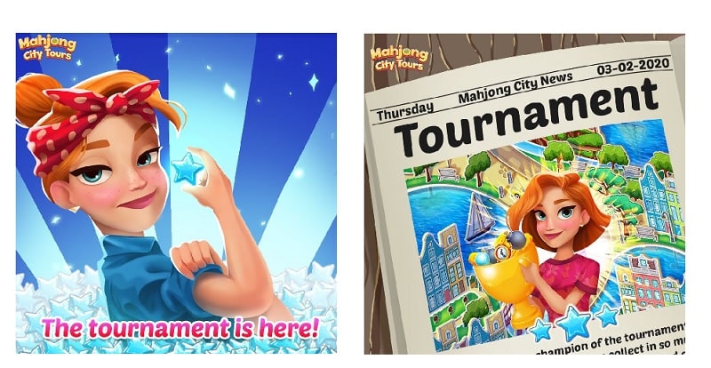 Kostenlose Spiele-Apps - das sind Bilder zum Spiel Mahjong City Tours
