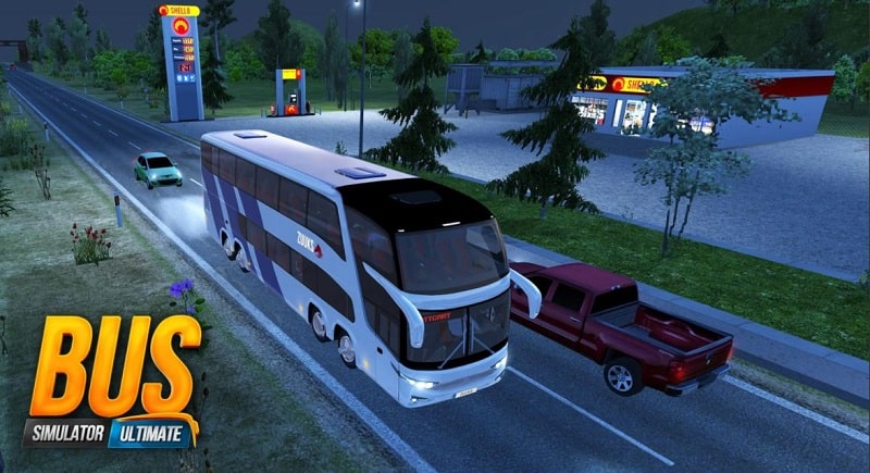 Bus Simulator Ultimate hat auch einen Tag-Nachtmodus