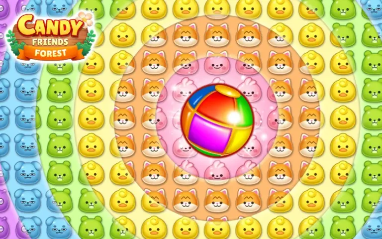 Freut euch auf über 1000 Level in Candy Friends Forest