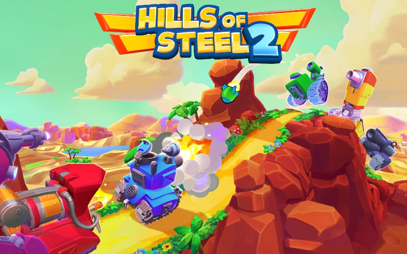 Hills of Steel 2 könnt ihr hier kostenlos spielen