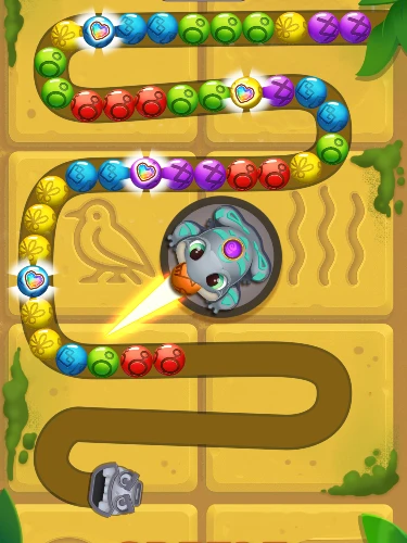 So schaut ein Level im Spiel aus