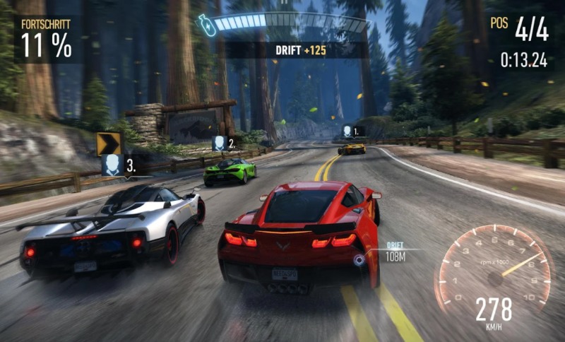 Need for Speed - No Limits stammt übrigens vom Spielentwickler von Real Racing 3