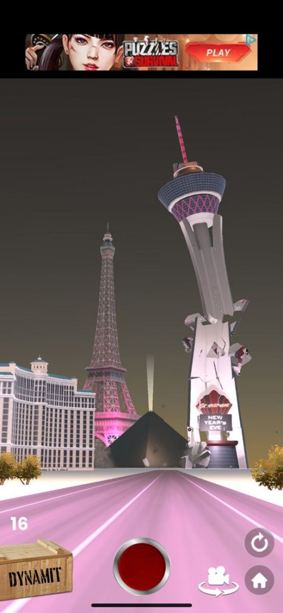 Fake Island: Las Vegas kann aufatmen, die Sprengung ist geglückt