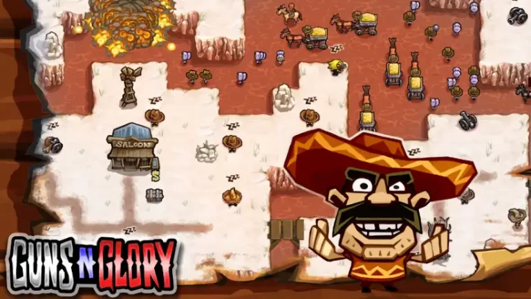 Guns’n’Glory ist ein kostenloses Tower Defense-Spiel im Western-Style