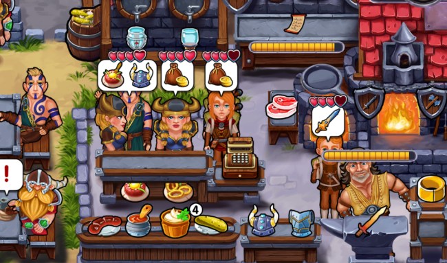 Barbarous 2 - Tavern Wars ist ein nettes Spiel, das man nicht hungrig spielen sollte