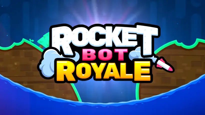 Rocket Bot Royale ist ein einfaches 2D-Spiel und erinnert an Worms