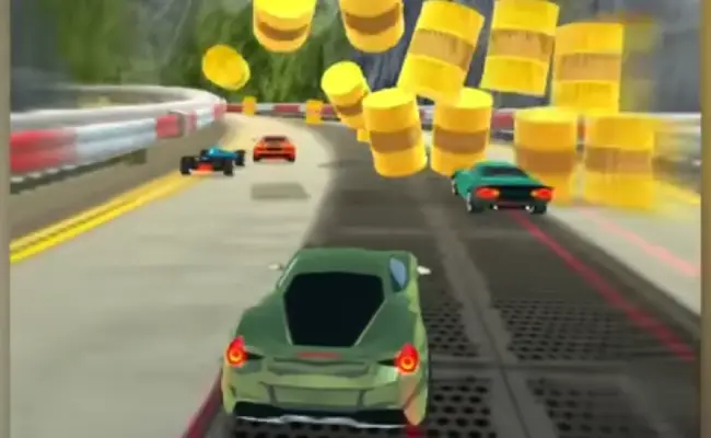 Strohballen auf der Straße - auch dies erwartet euch in Race Master 3D