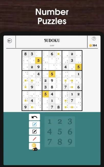 The Daily Puzzle bietet euch auch Sudoku an