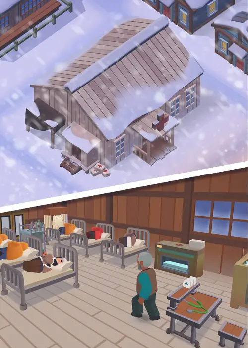 Frozen City bietet euch auch eine Krankenstation