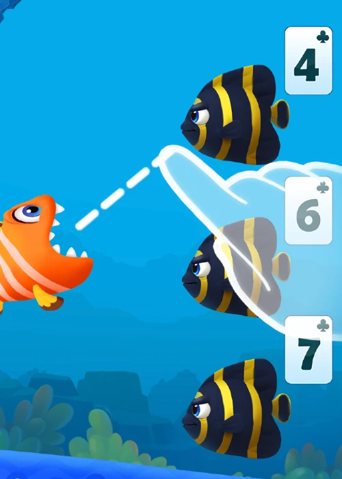 Fishdom Solitaire bietet euch auch viele Minispiele