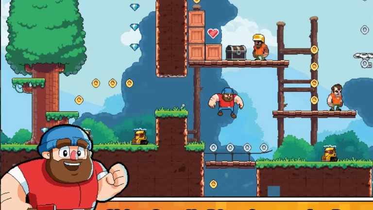Das Game Timberman The Big Adventure ist ein cooler 2D-Plattformer
