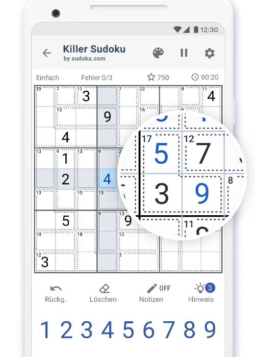 Neue Spiele-Apps: Mein absolutes Lieblings-Denkspiel ist Killer-Sudoku von Easybrain