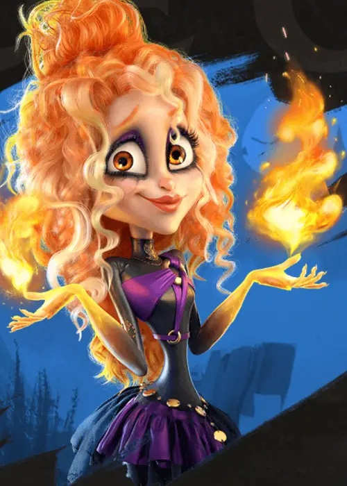Call of Dragons: Liliya ist eine Zauberin mit einer unbekannten Vergangenheit. Wir wissen aber alle, dass ihre Feuermagie alle in Angst und Schrecken versetzt