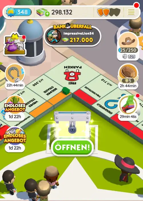 Im Würfelspiel Monopoly Go gibt es jetzt coole Schutzschilde gemeinschaftsfeld
