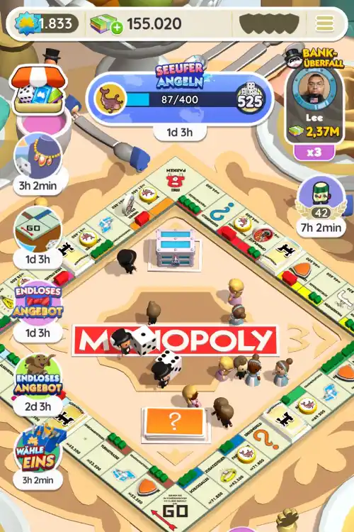 Kostenlose Handyspiele für Frauen - Monopoly GO ist auch dabei