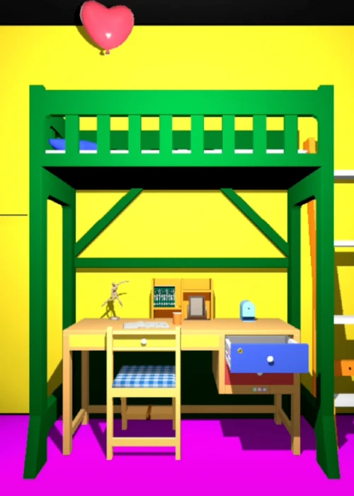 Panel Room - auch im Kinderzimmer gibt es viele Gegenstände, die gut versteckt sind
