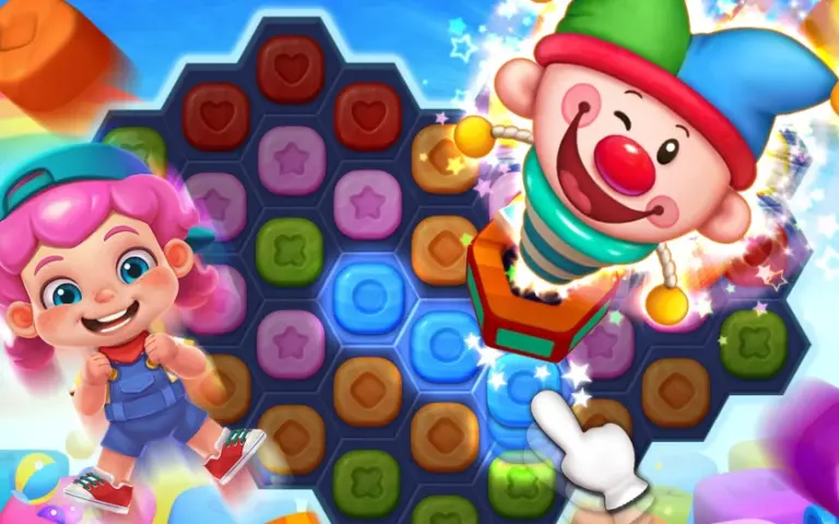 Ein tolles hexagonales Puzzle: Toy Party!