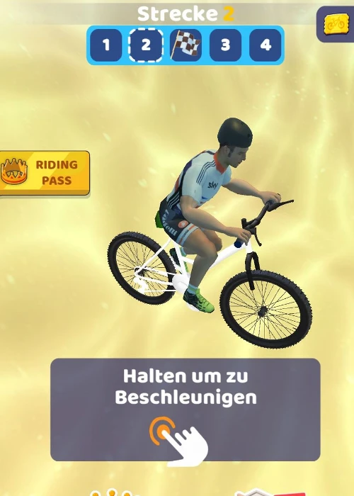 Bike Ride 3D bietet euch verschiedene Räder