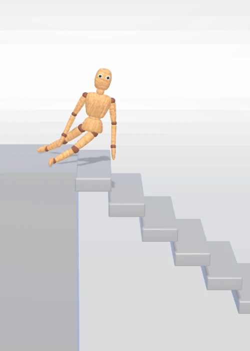 Ragdoll Break Stair: Dismount lässt grüßen