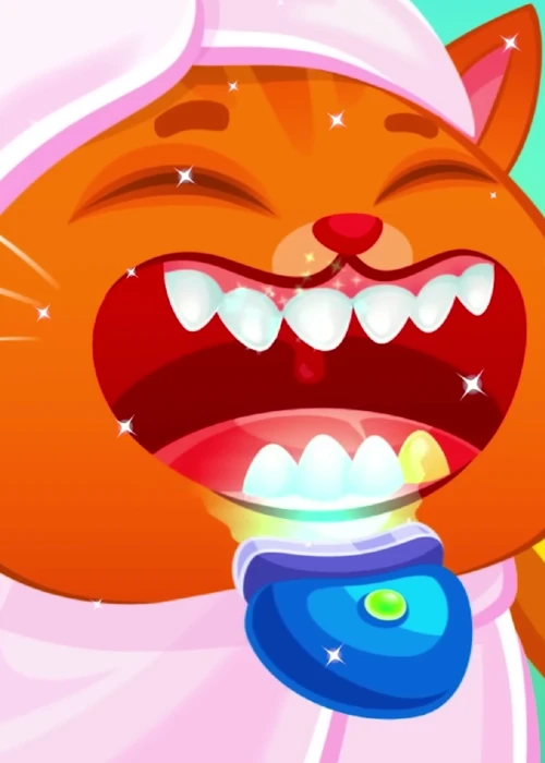 Bubbu - My Virtual Pet Cat: Die Zähne können auch aufgehellt werden