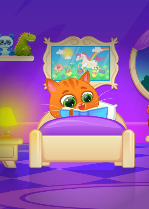 Bubbu - My Virtual Pet Cat - achtet auf die Schlafenszeiten