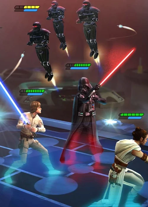 Kämpft euch im Spiel Star Wars Galaxy Heroes durch verschiedene Epochen (Credit: EA)
