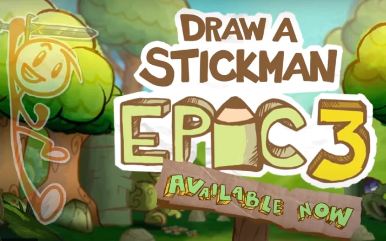 Erlebt in Draw a Stickman Epic 3 tolle Abenteuer mit eurer gezeichneten Figur