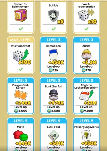 Monopoly GO Update: Mein Vermögenswert