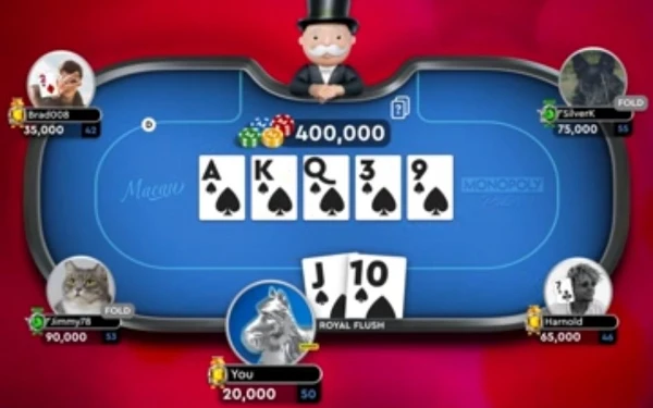 Monopoly Poker - An diesem Tisch spiele ich aktuell