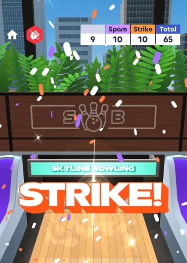 Skyline Bowling: Ein Strike ist das beste, das euch gelingen kann