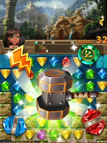 Jewels Atlantis: In diesem Spiel sind die Booster sehr wichtig
