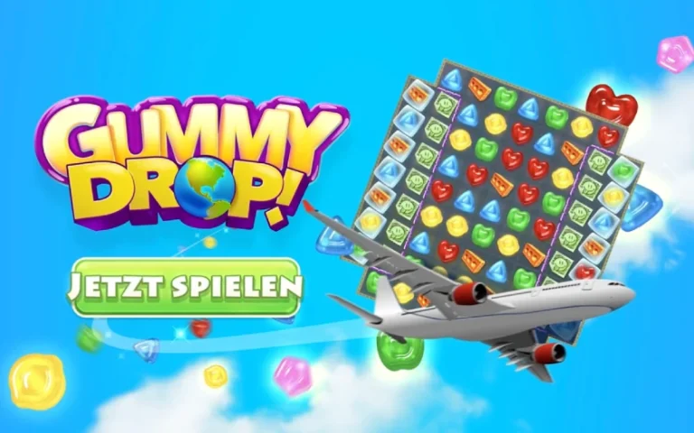 In Gummy Drop gibt es jetzt den Puzzle-Event Flughaften-Scramble