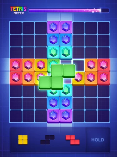 Ein offizieller Screenshot aus dem Spiel 
Tetris® Block Puzzle