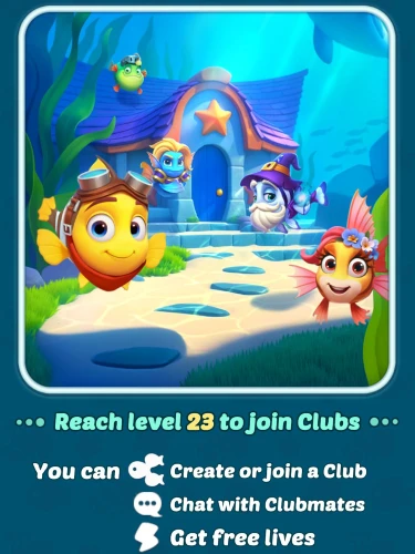 Aquarium Crush bietet euch auch einen Club an