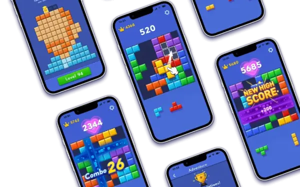 Block Blast erinnert an Tetris