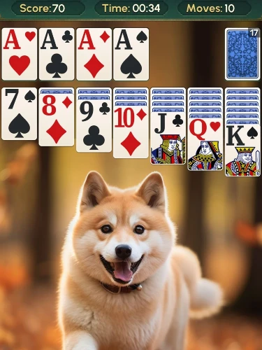 Solitaire - Classic Deluxe Cards: Wählt verschiedene Hintergründe
