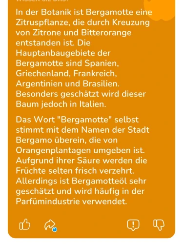 Trivia Spin: Hier wird euch die Bergamotte genauer erklärt