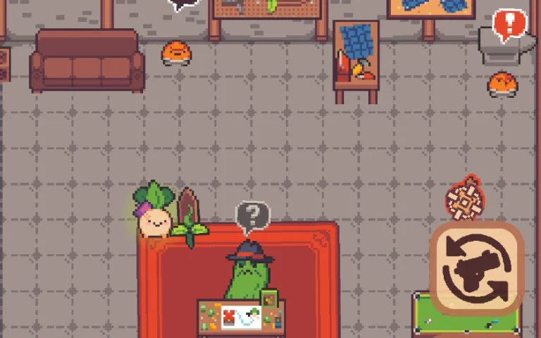 So führt ihr einen Raubüberfall in Turnip Boy Robs a Bank aus