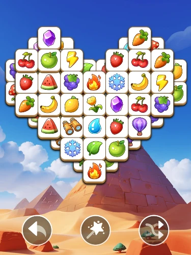 Im 25. Level reist ihr in Tiles Explorer nach Ägypten