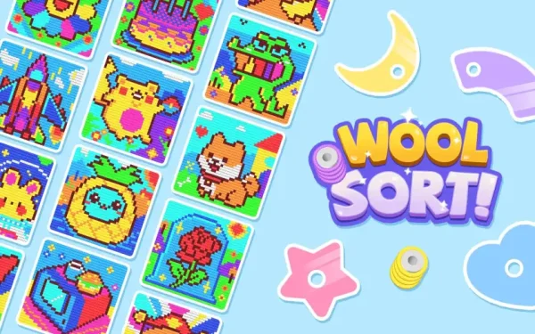 Wool Sort gibt es hier kostenlos